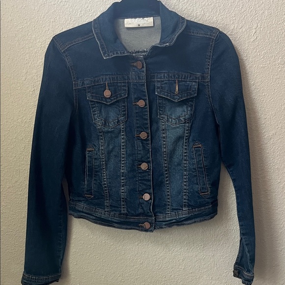 Jou Jou Dark Blue Jean Jacket - Picture 3 of 3